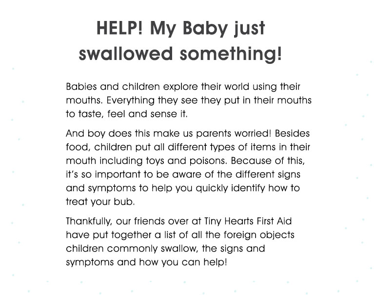 Cotton On Kids Tiny Hearts - First Aid and Swallowing
